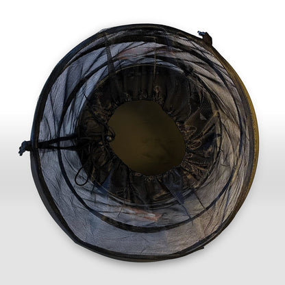 RoundBol goal top-down view showing round frame and net opening